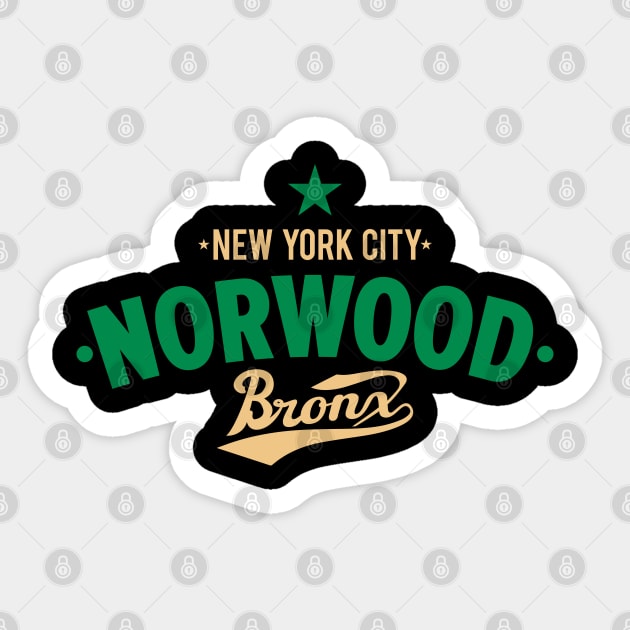 Norwood Bronx - Norwood, NYC Apparel Sticker by Boogosh